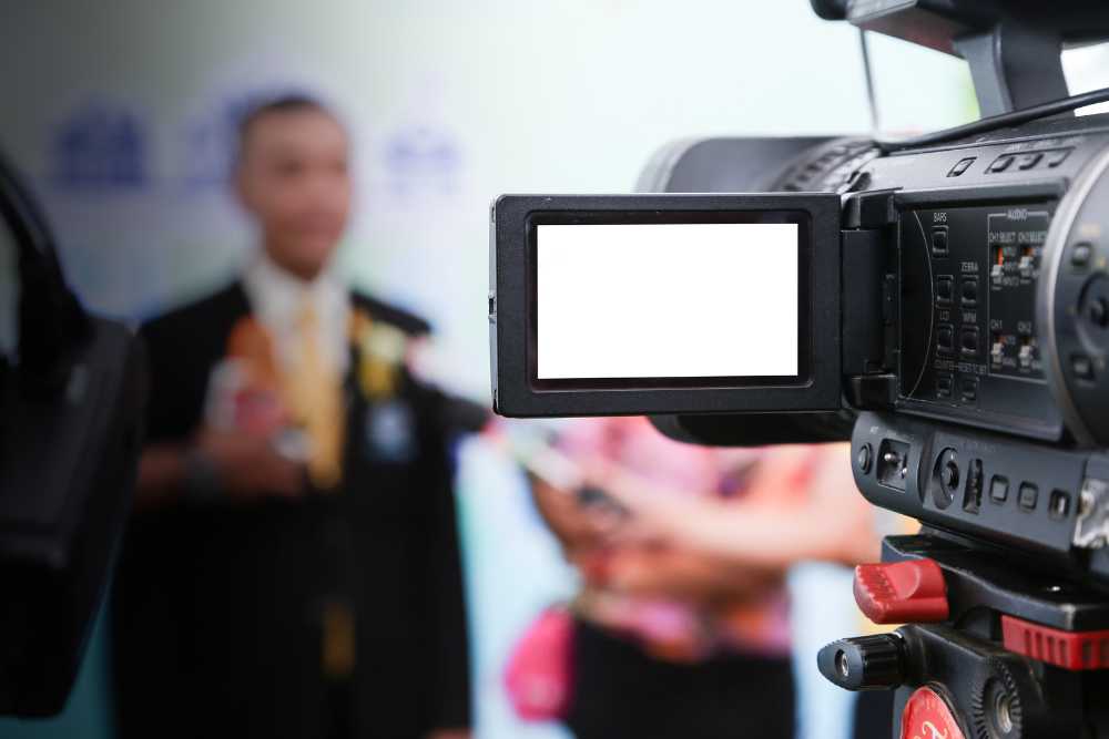 on camera